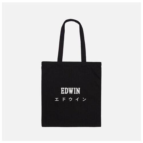 Сумка Edwin Logo Tote чёрный, Размер ONE SIZE