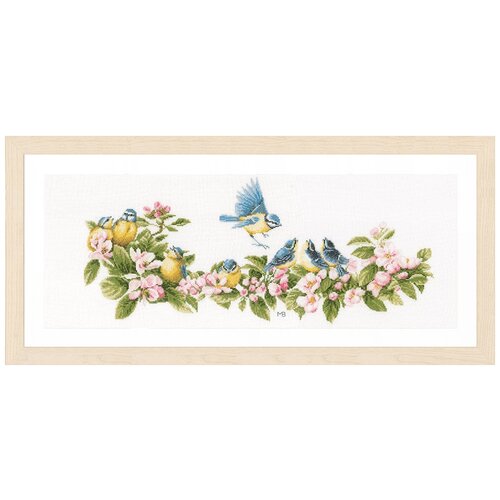 фото Набор для вышивания "синица и цветы" №110 pn-0173176 lanarte