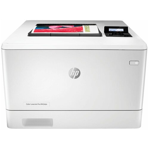 Принтер лазерный цветной HP Color LaserJet Pro M454dn, А4, 27 стр/ мин, 50000 стр/ мес, дуплекс, сетевая карта
