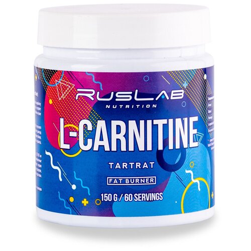 Аминокислота L-CARNITINE (150 гр), сжигатель жира, вкус натуральный
