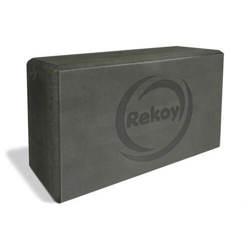 Блок для йоги Rekoy BLY2315 черный блок для йоги rekoy bly2315 розовый