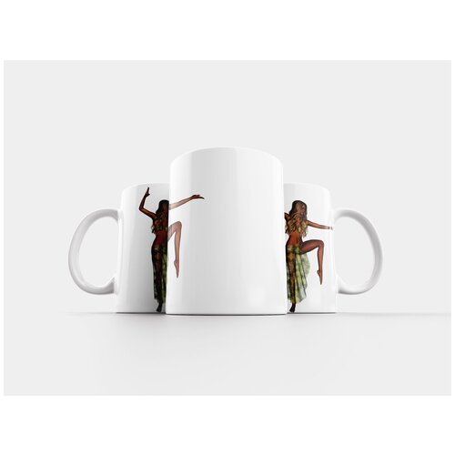 фото Кружка "женщина, бикини, длинные волосы" 320 мл lotsprints