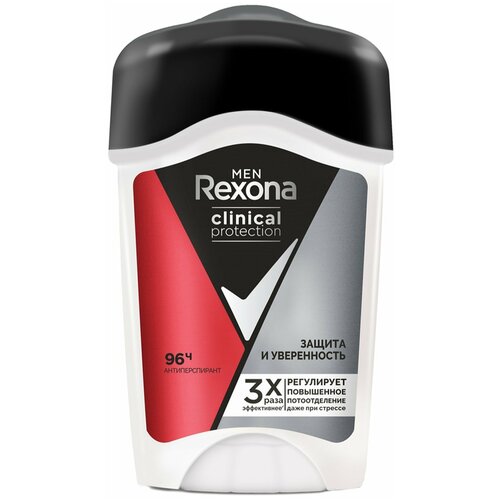 фото Дезодорант-стик rexona clinical protection men, защита и уверенность, 50 мл