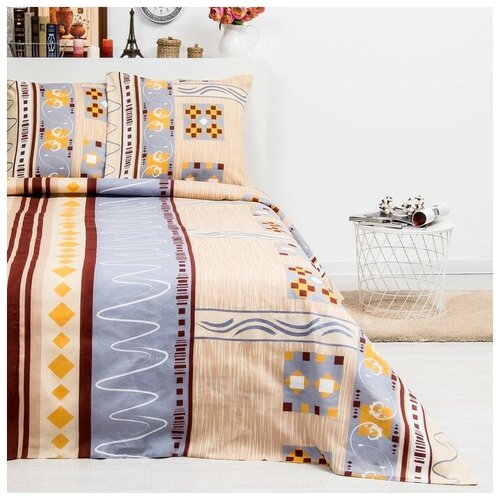 фото Витэлия постельное бельё 1,5сп, 145х205см, 150х205см, 70х70см 2шт, бязь 100г/м