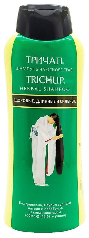 Trichup Herbal Shampoo / Шампунь Тричап Здоровые Длинные Сильные, 400 мл