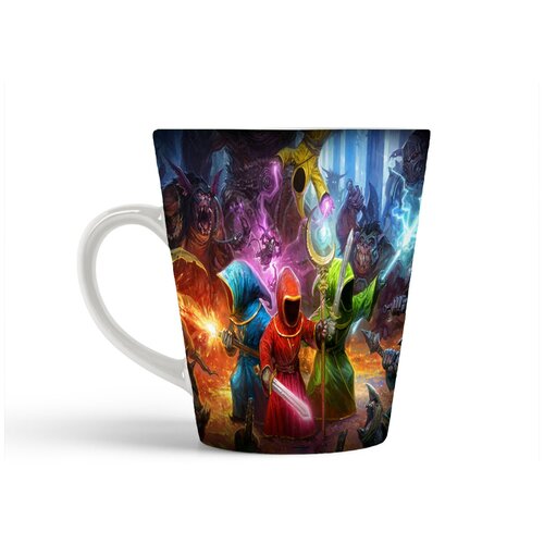 фото Кружка-латте coolpodarok magicka персонажи с магическими мечами монстры