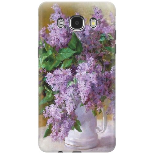 фото Силиконовый чехол на samsung galaxy j5 (2016) / самсунг джей 5 2016 с принтом "букет сирени" gosso