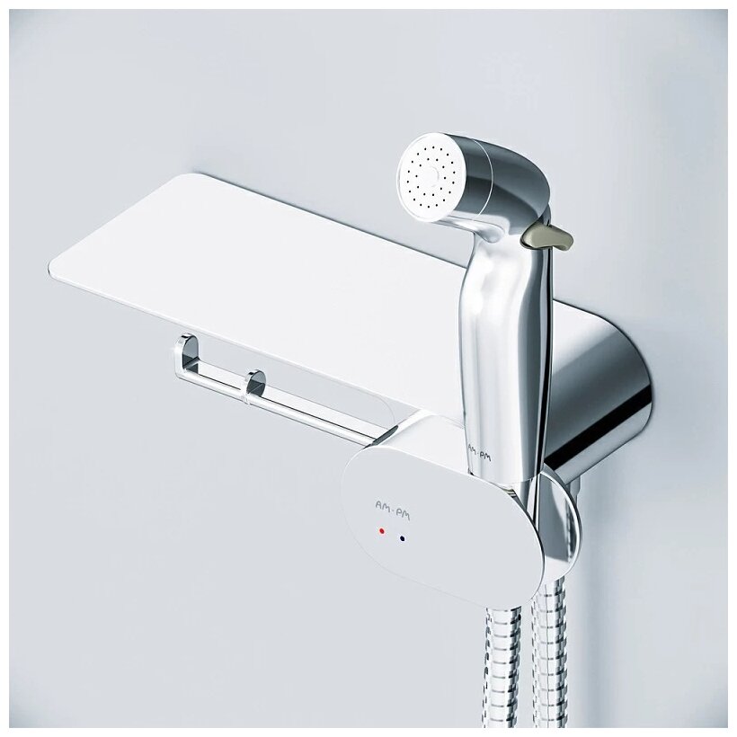 Гигиенический душ со смесителем AM.PM Like F0202600 скрытого монтажа - фотография № 2