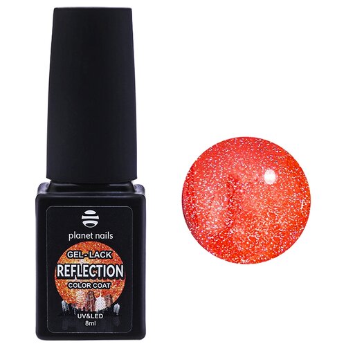 Planet nails Гель-лак Reflection, 8 мл, 175 planet nails ванночка маникюрная с углублением цветная 13 цветов 1 шт розовая