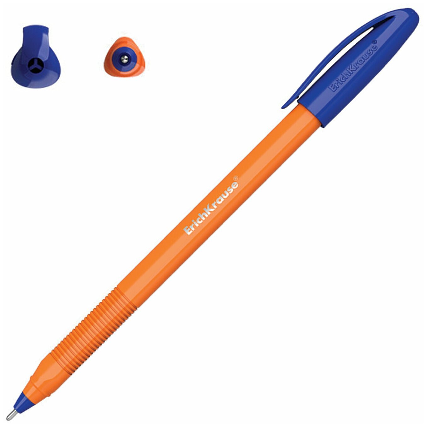 Ручка шариковая ErichKrause U-108 Orange Stick 1.0, Ultra Glide Technology, синий - фото №13