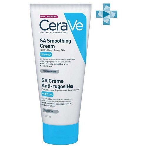 CERAVE / SA / Смягчающий крем для сухой, огрубевшей и неровной кожи, 177 мл cerave крем для тела sa смягчающий 340 мл