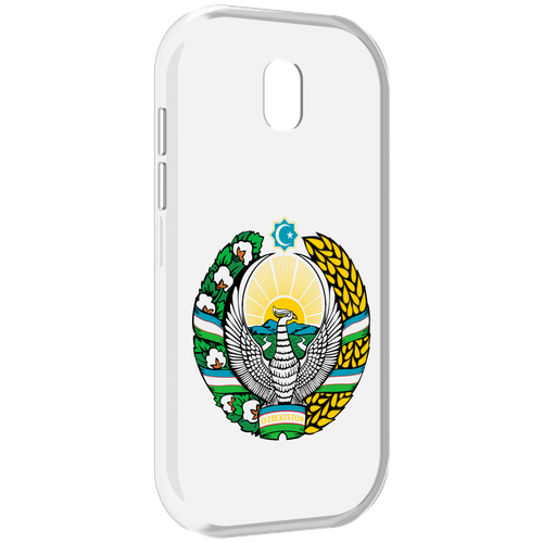 Чехол MyPads герб-узбекистана для Caterpillar S42 задняя-панель-накладка-бампер