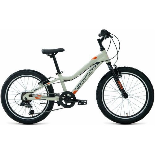 Детский велосипед Forward Twister 20 10 год 2022 цвет Серебристый-Оранжевый 1796000₽