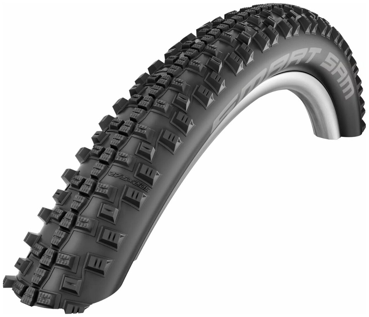 Schwalbe Покрышка Schwalbe Smart Sam 27.5x2.10 (54-584) Perf B/B-SK HS476 ADDIX, цвет Черный