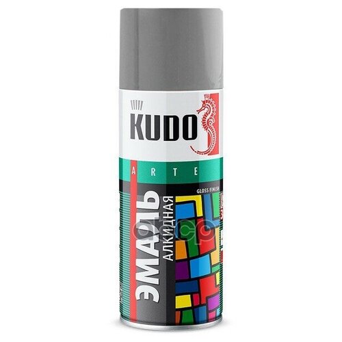 kudo ku1203 краска спрей универсальная флуоресцентная зеленая 520мл Краска Спрей Ku-1018 Универсальная Серая (520мл) Kudo арт. KU-1018