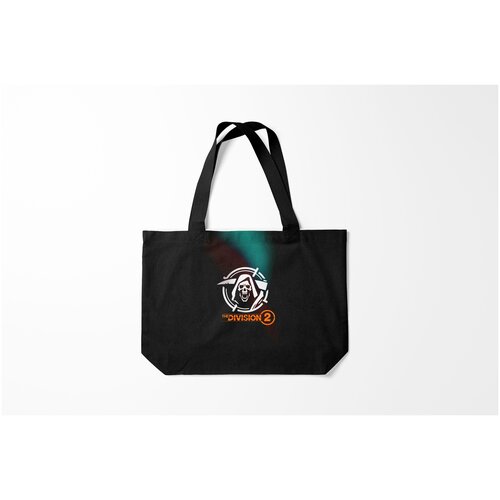 фото Сумка-шоппер / 46х35 см / геймерам / tom clancys the division 2 logo burnettie