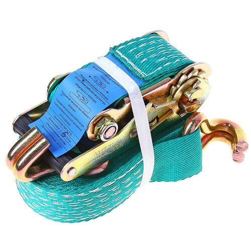 Торговая марка 50-6/4SUS Стяжка крепления груза 4т 6м-50мм с храповиком ТМ