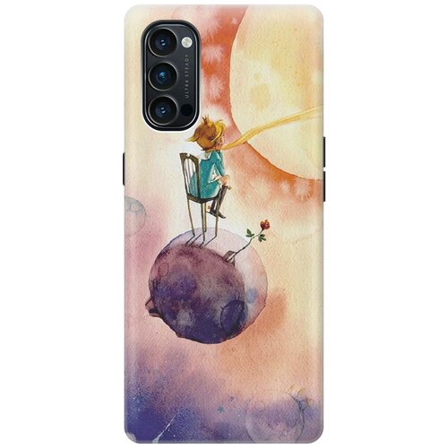фото Re:pa чехол - накладка artcolor для oppo reno4 с принтом "маленький принц"