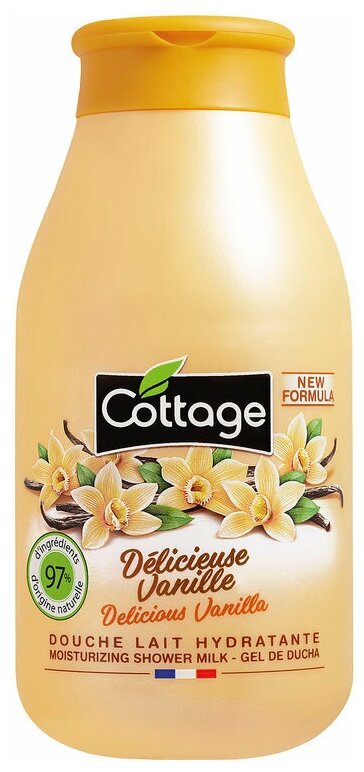 Cottage Moisturizing Delicious Vanilla Shower Milk 250мл