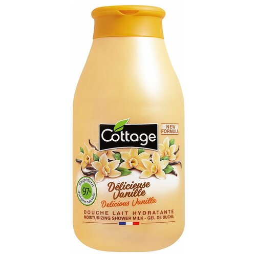 cottage moisturizing shower milk sweet caramel 250мл Cottage Moisturizing Delicious Vanilla Shower Milk 250мл