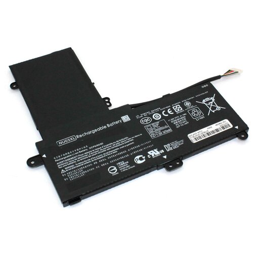 аккумулятор для ноутбука hp pavilion x360 bi03xl 11 55v 41 7wh черная Аккумуляторная батарея для ноутбука HP Pavilion X360 11-U000 (HSTNN-UB6V) 11.55V 3470mAh