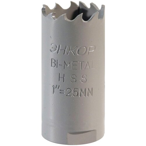 Коронка по металлу Энкор 25 мм Bi-Metall M3 24127 коронка по металлу энкор 27 мм bi metall m3