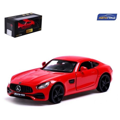 Машина металлическая MERCEDES-AMG GT S, 1:32, открываются двери, инерция, цвет красный