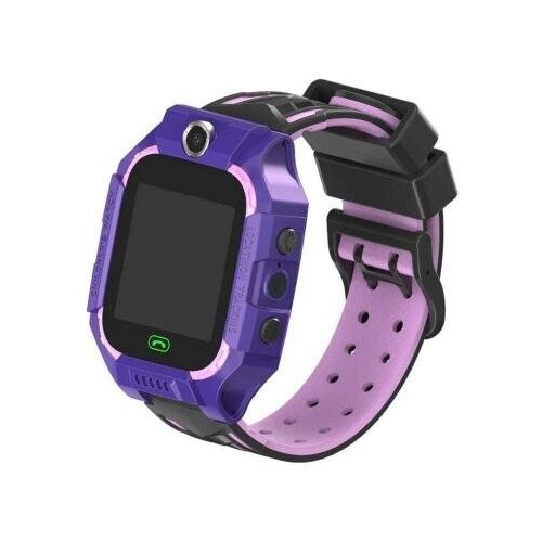 Умные часы для детей Z6 Детские смарт-часы Детские часы с функцией SOS с SIM-картой и отслеживанием фиолетовые 41000₽