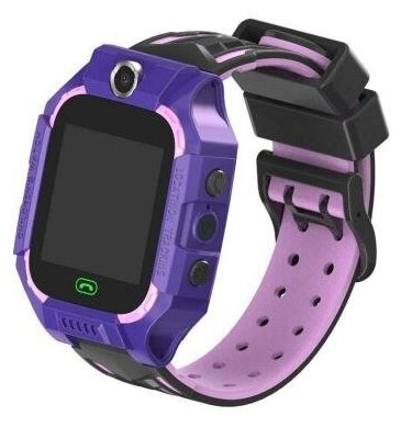 Умные часы для детей Z6 / Детские смарт-часы / Детские часы с функцией SOS, с SIM-картой и отслеживанием, фиолетовые