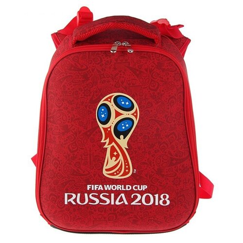 Купить Ранец Хатбер Hatber Ergonomic рюкзак для мальчика, для девочки. FIFA UEFA. Яркий и красный., полиэстер, unisex