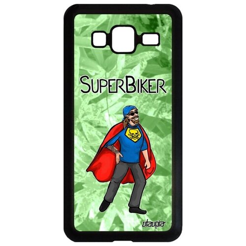 фото Новый чехол на смартфон // galaxy j3 2016 // "супербайкер" рисунок веселый, utaupia, светло-зеленый