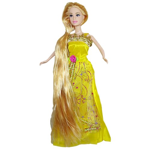 Принцесса с длинными волосами кукла 28 см в пакете