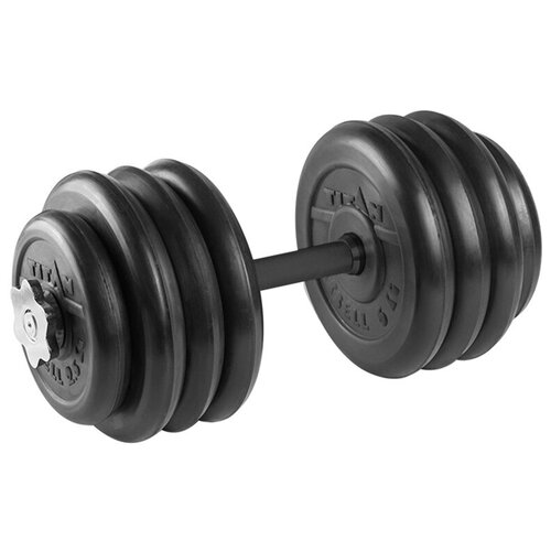 Гантель разборная 37 кг TITAN Barbell - d26, Комплектация №2 с обрезиненной ручкой