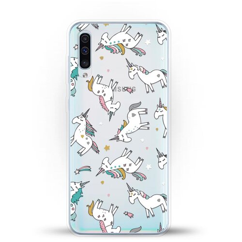 фото Силиконовый чехол единороги на samsung galaxy a50s andy & paul