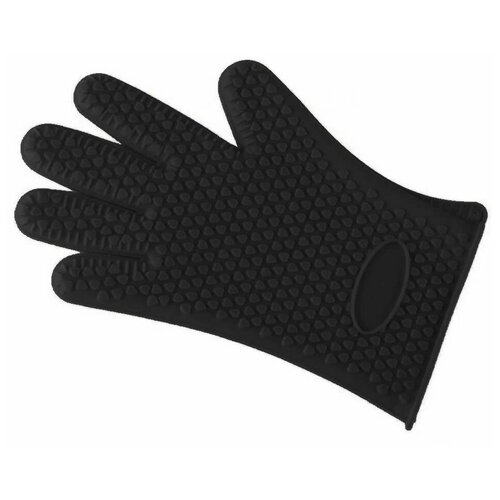 Перчатка - прихватка силиконовая черный 459₽
