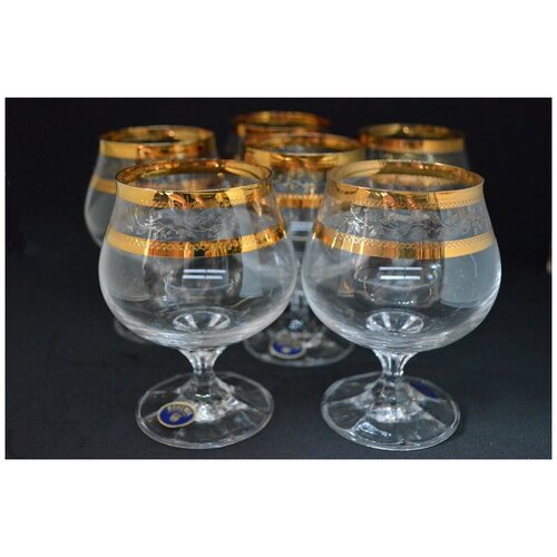 Набор бокалов для бренди Диана 43081 250 мл. 6 шт. Crystalex Bohemia