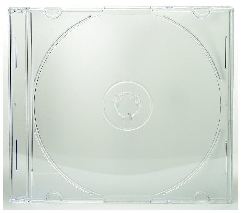 Коробка на 1 CD slim, прозрачная