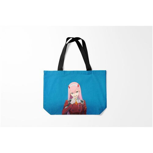 фото Сумка-шоппер / 46х35 см / аниме / darliing on blue burnettie