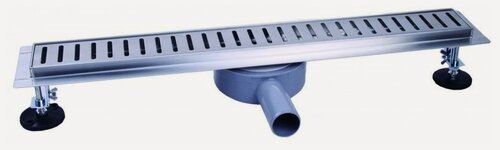 Изображение товара Трап (лоток) душевой ZEISSLER BAD535002 500х70мм с горизонтальным фланцем свободного вращения, нержавеющая сталь