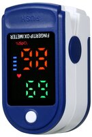 Пульсоксиметр на палец Fingertip Pulse Oximeter LK87 измерение кислорода и пульса.