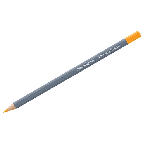 Faber-Castell Акварельный карандаш Goldfaber Aqua 12 шт., 109 темно-желтый хром