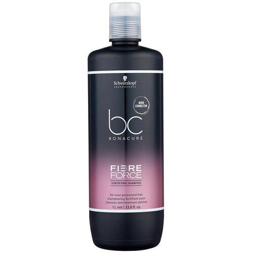 Schwarzkopf BONACURE Fibre Force Шампунь усиливающий Fortifying Shampoo 1л