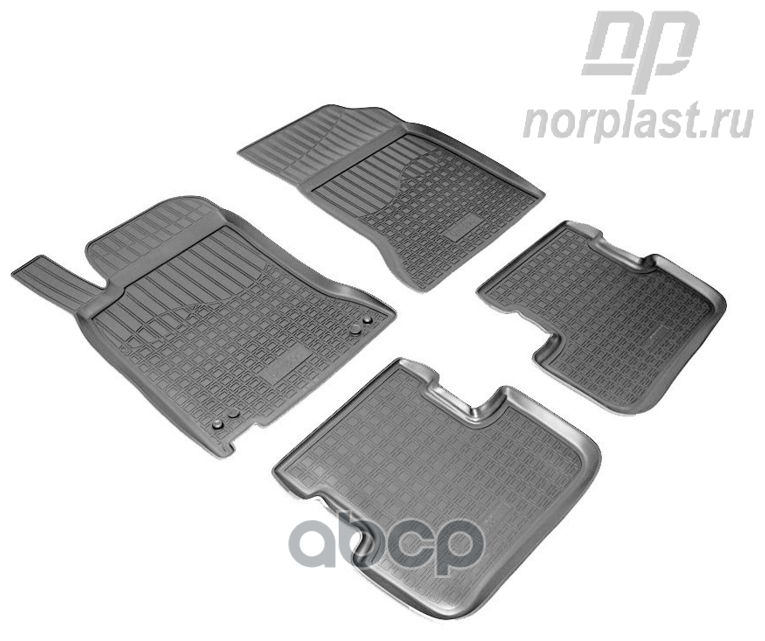 Коврики В Салон Полиуретан Norplast Mb A, W176, 2012 Черный Комплект Npa10-C56-050 NORPLAST арт. NPA10C56050