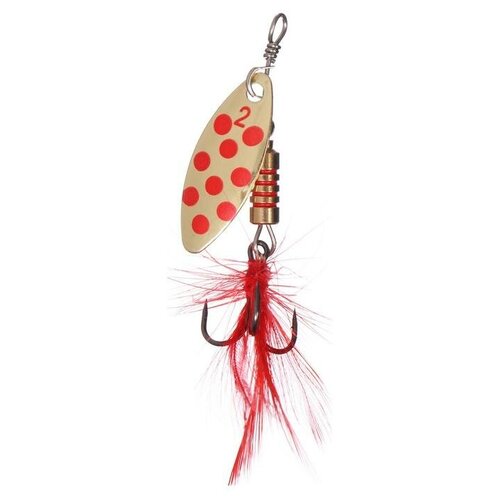 Блесна вращающаяся Lucky John spin x long 02 4 г цвет GR 449₽