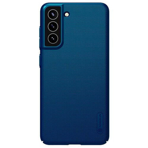 Накладка Nillkin Super Frosted Shield для Samsung Galaxy S21 FE синий