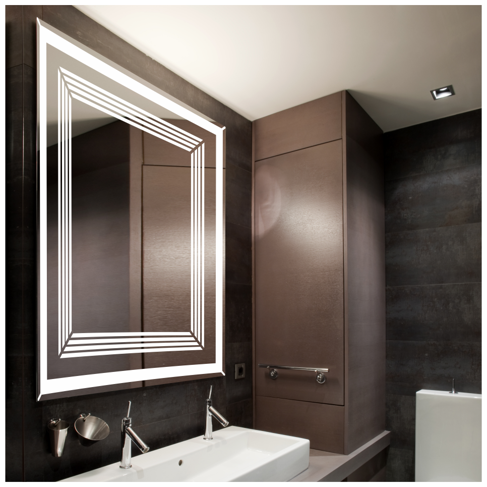 Мебель для ванной SANMARIA Зеркало Атлас-Трасса 90 (сенсор с диммером)