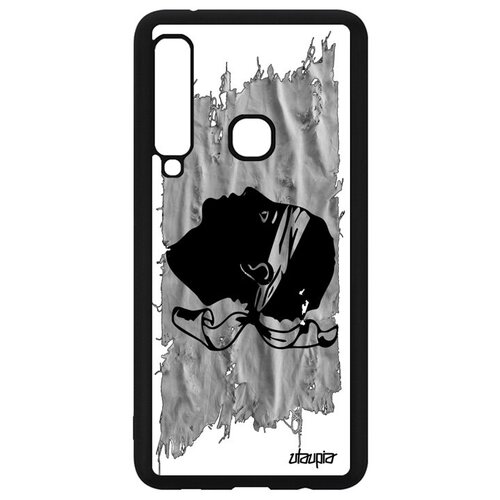 фото Защитный чехол для смартфона // samsung galaxy a9 2018 // "флаг корсики на ткани" дизайн патриот, utaupia, белый