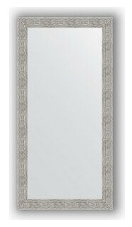 Зеркало в багетной раме поворотное Evoform Definite 80x160 см волна хром 90 мм (BY 3345)