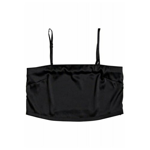 фото Женский укороченный топ roxy old news, цвет черный, размер m