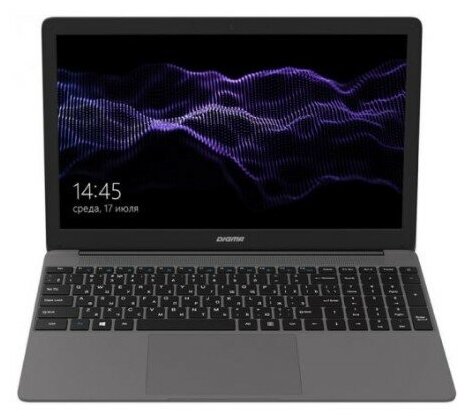 Ноутбук Digma EVE 15 P417 Pentium J3710 4Gb SSD128Gb Intel HD Graphics 405 156 IPS FHD 1920x1080 Windows 10 Home dark grey WiFi BT Cam ES5063EW
